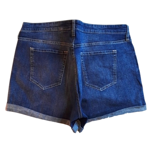 👓Gap Sexy Boyfriend Shorts. Women's Plus Size: Waist 18/34x03 Inseam. - Picture 2 of 7
